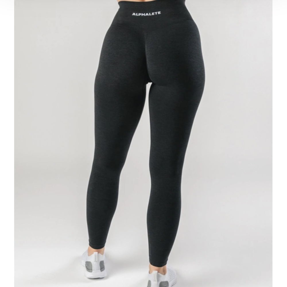 Alphalete Amplify leggings - Black marl M